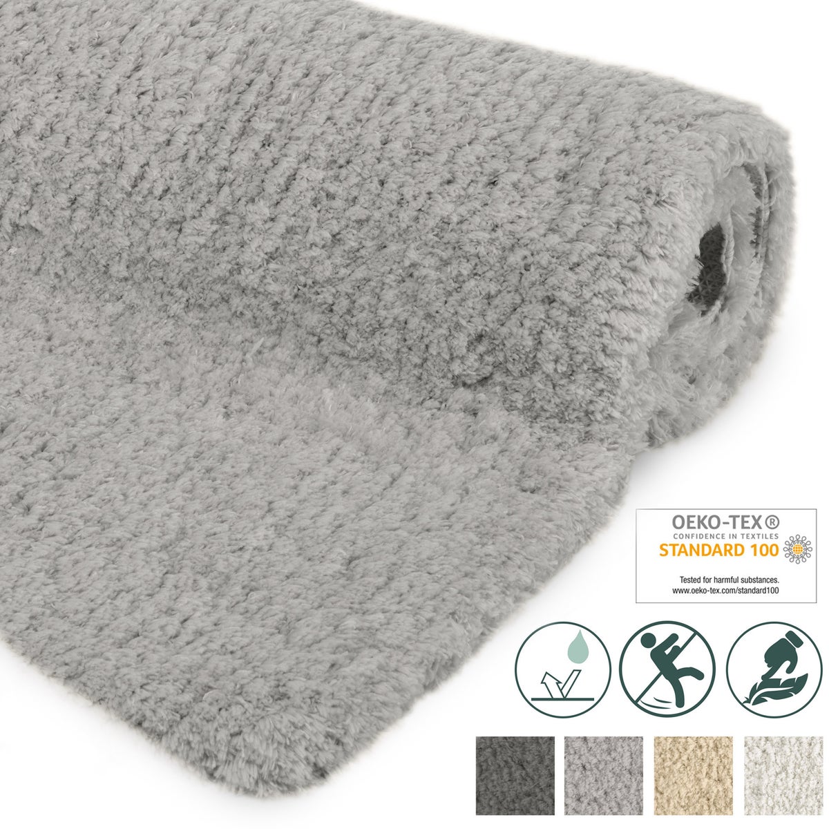 Beautissu BeauMare FL Mat 60x100cm Lichtgrijs