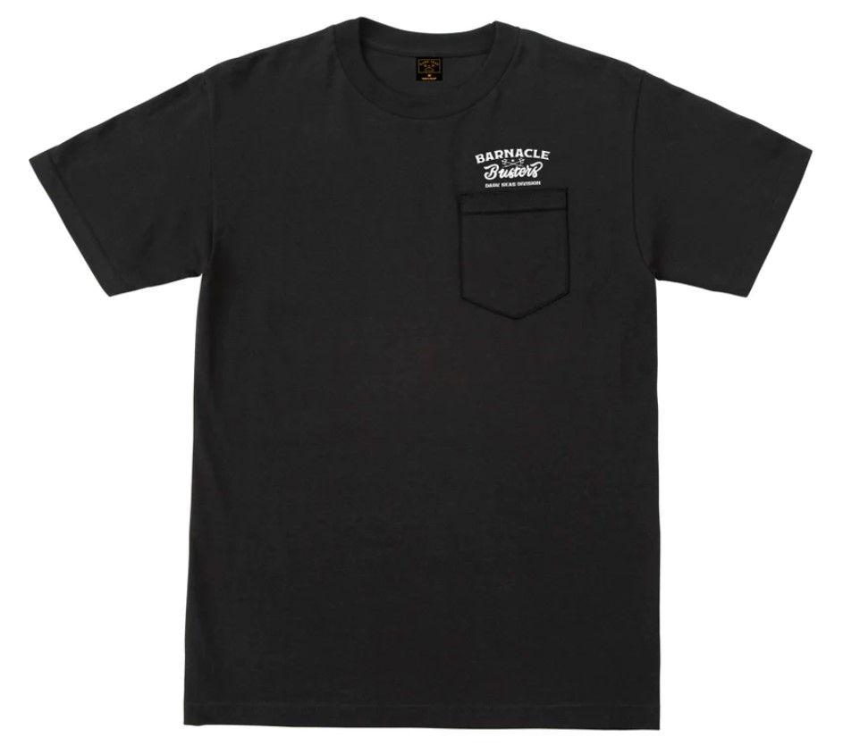 Dark Seas Barnacle Pocket T-Shirt Black