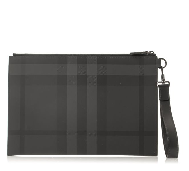 Burberry Check Zip Pouch