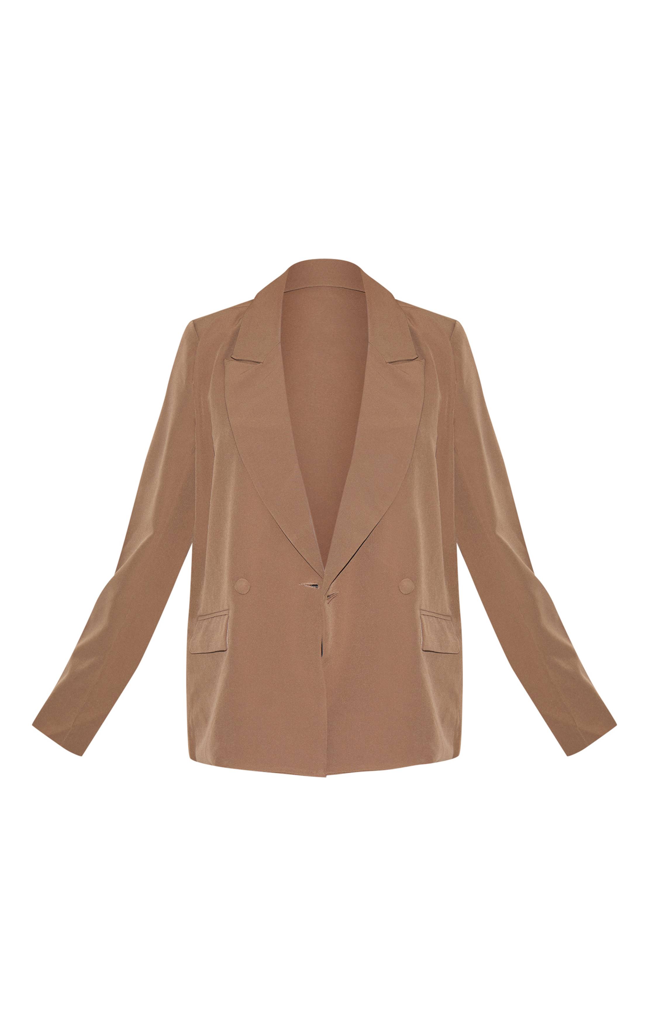 Champignon Blazer Oversize Coupe Boxy À Double Boutonnage