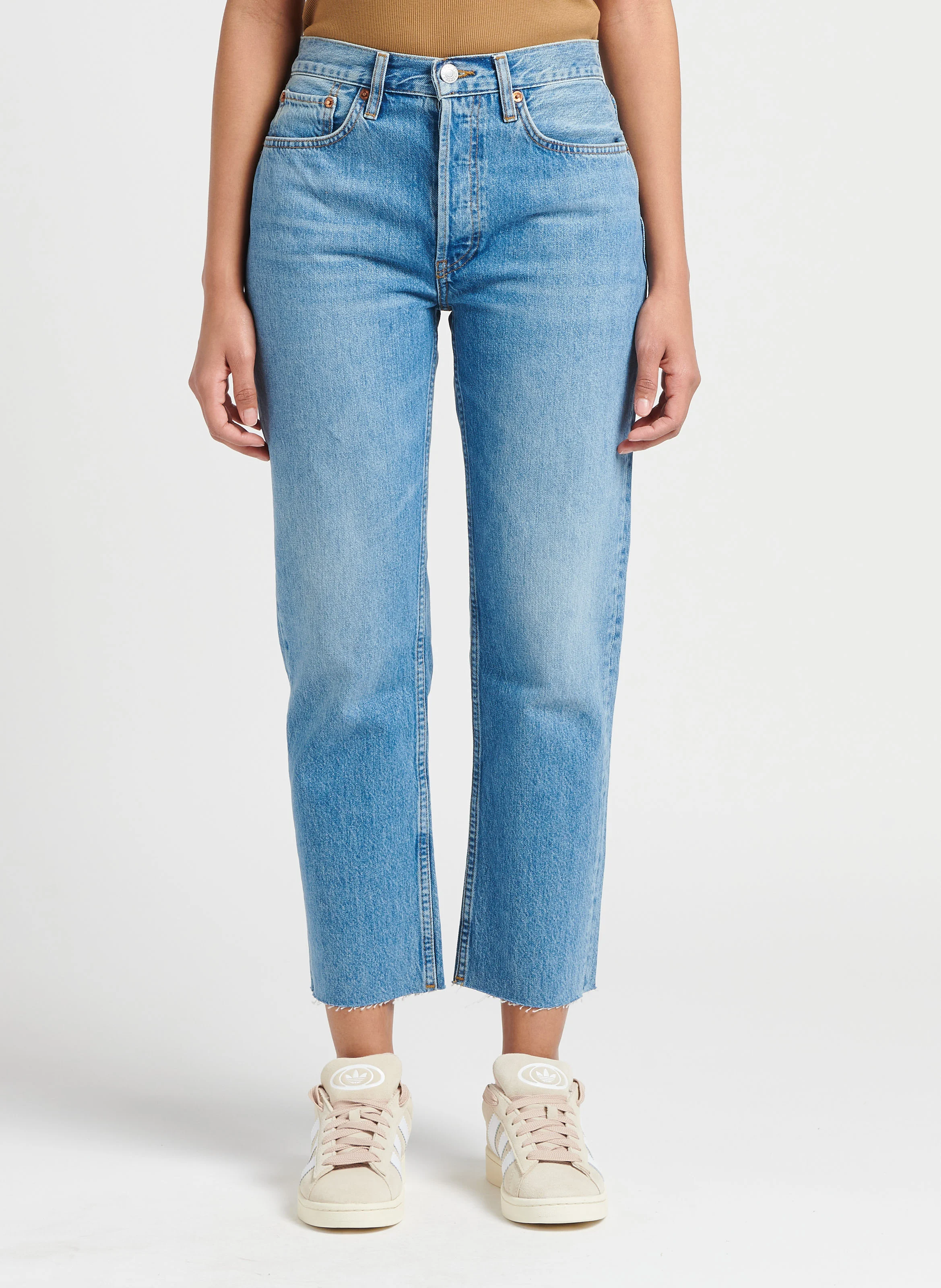 90S LOW SLUNG - Jean boyfriend en coton| Jean Délavé