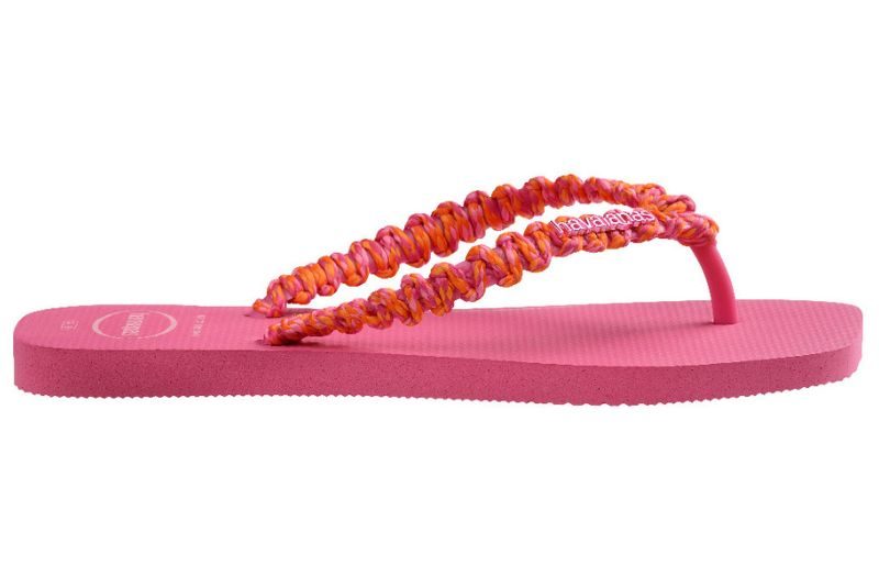 HAVAIANAS SLIM SQUARE BOHO ROSA FLUX KLIPKLAPPER I PINK GUMMI