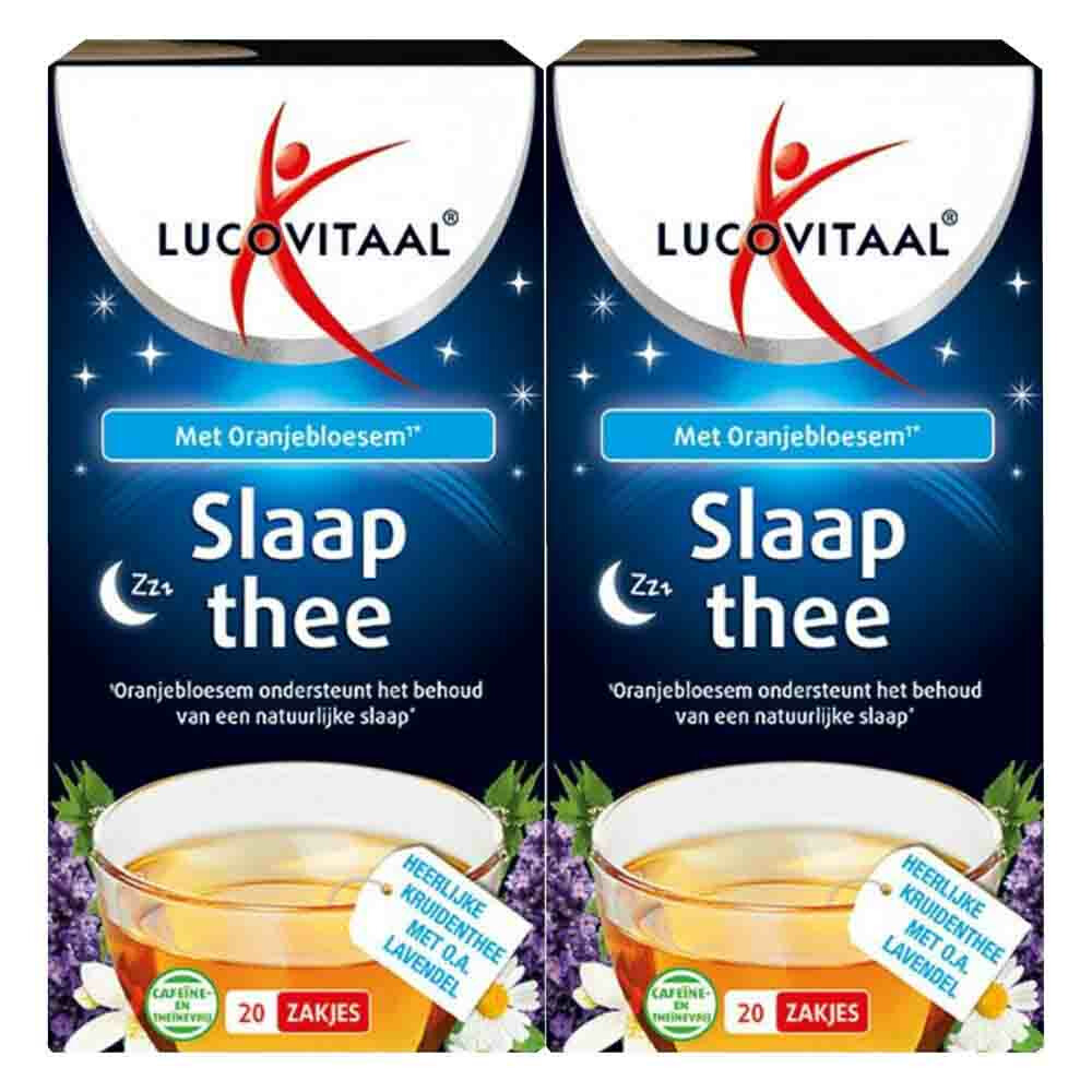 2x Lucovitaal Slaap Thee Vegan20 stuks