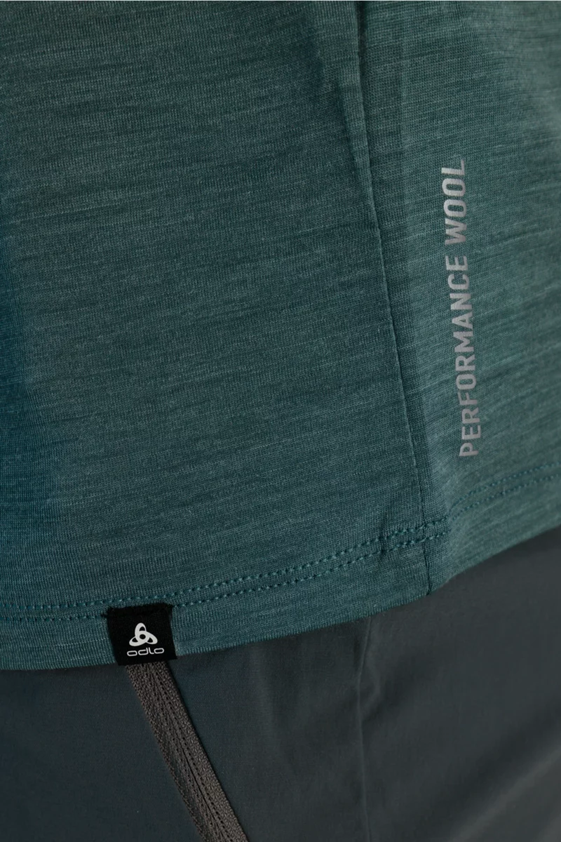 Odlo Ascent Performance Wool 130 RUN. BIKE. HIKE. Herren T-Shirt
