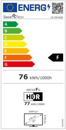Smarttech  LE-55VHQ5 - QLED - 55