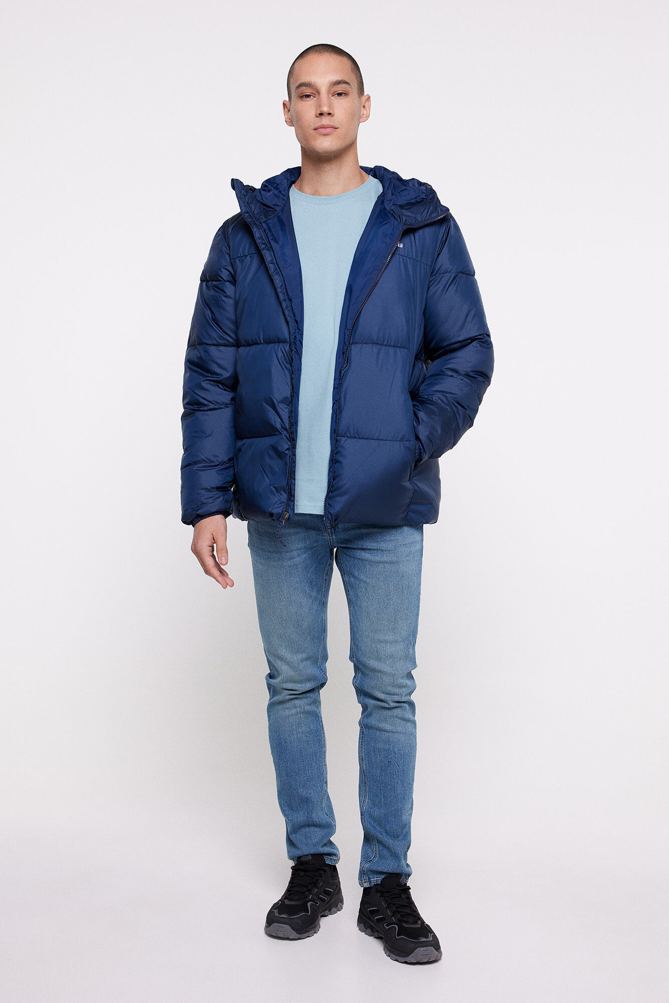 Jaqueta acolchoada masculina Columbia™ Puffect™ com capuz