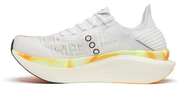 Chaussures Running Saucony Endorphin Elite 2 Blanc/Orange Unisexe
