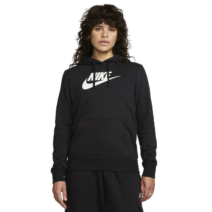 Nike Sportswear Club Fleece Logo hættetrøje Sort