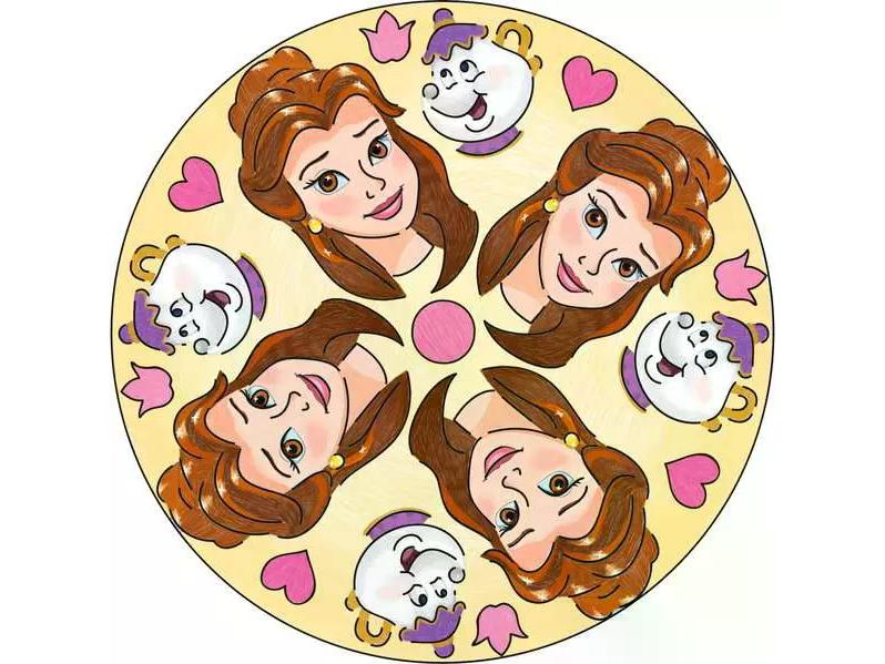 Ravensburger Malset Mandala-Designer Disney Princess Zeichenset für farbenfrohe Mandalas