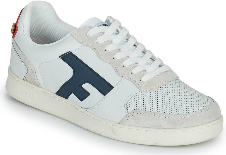 Faguo Baskets Hazel Lage sneakers Leren Sneaker Heren Wit