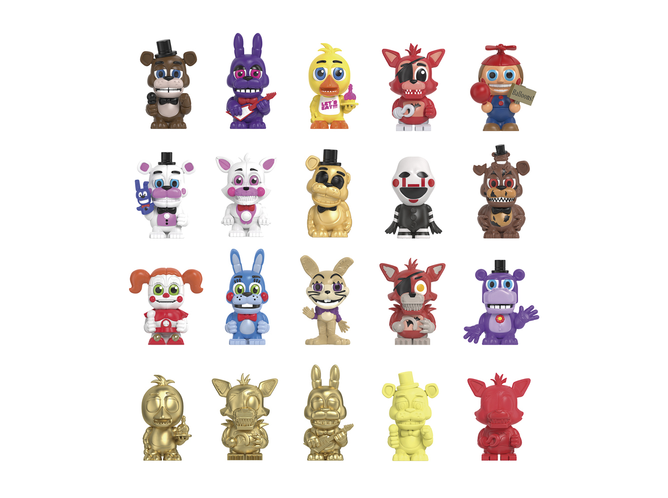 GRAB & GO BUNDLE FIVE NIGHTS AT FREDDY'S MODELOS SORTIDOS