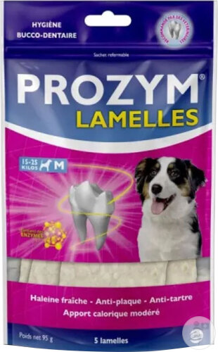 Ceva Prozym Lamelles Chien M 15-25kg 5 Pièces