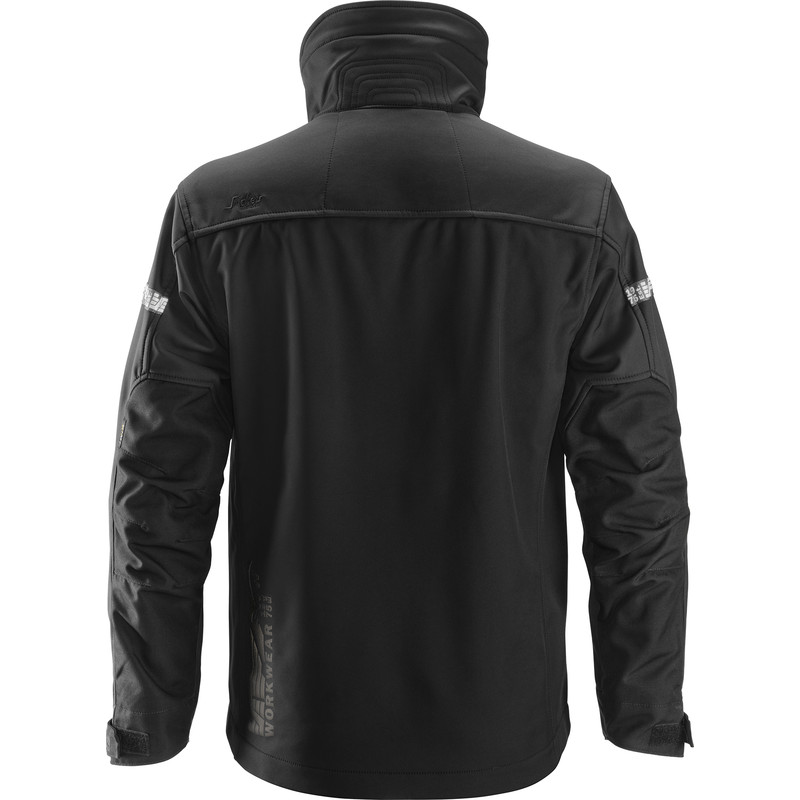 Snickers softshell jack 1200 M zwart