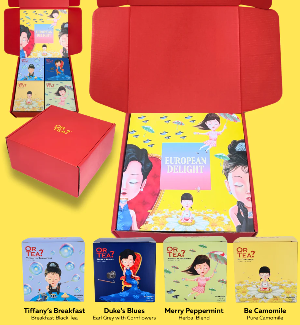 OR TEA?  BIO 4 Joy Box Set EUROPEAN DELIGHT