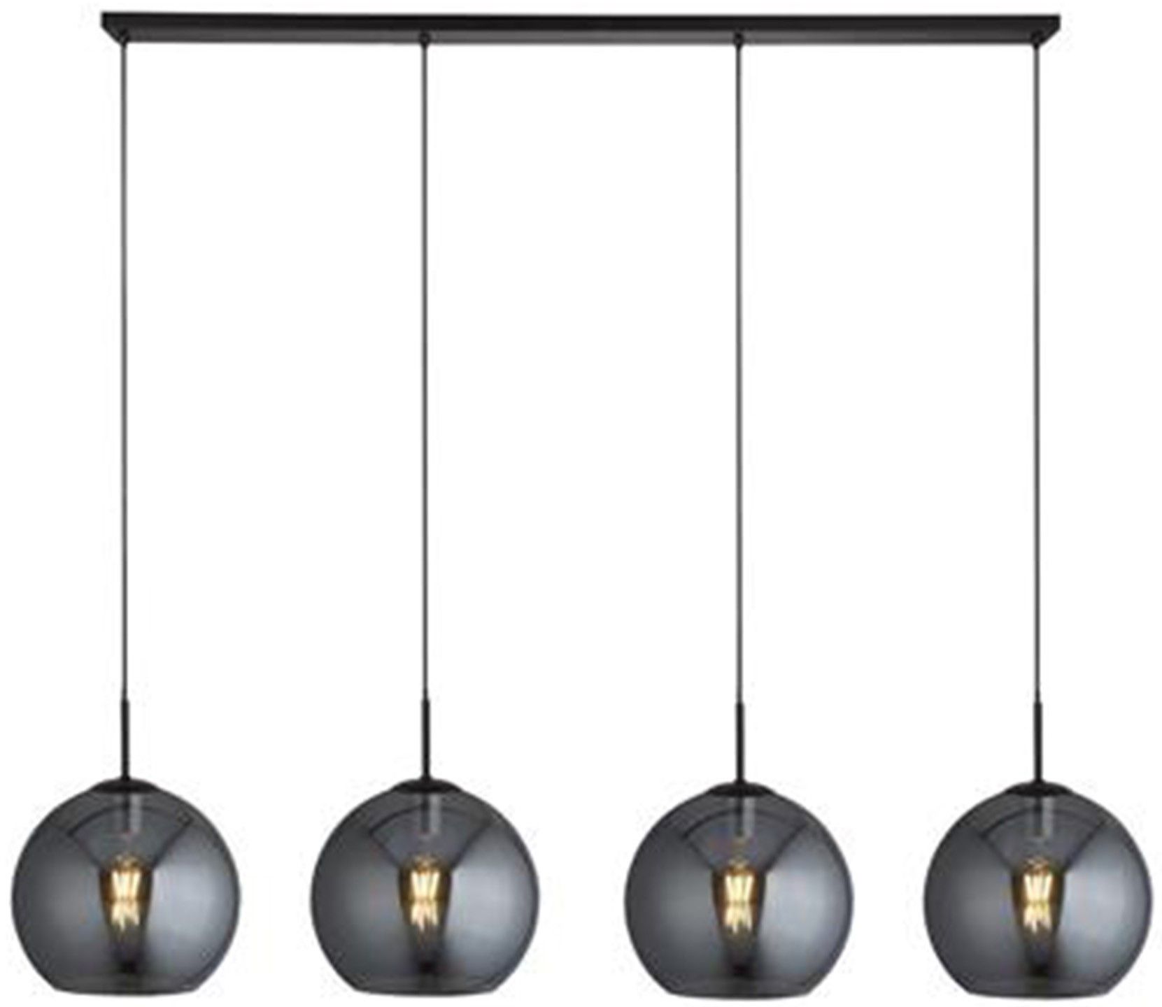 Hanglamp 1024-4SM Amsterdam B175.5 x D30 cm