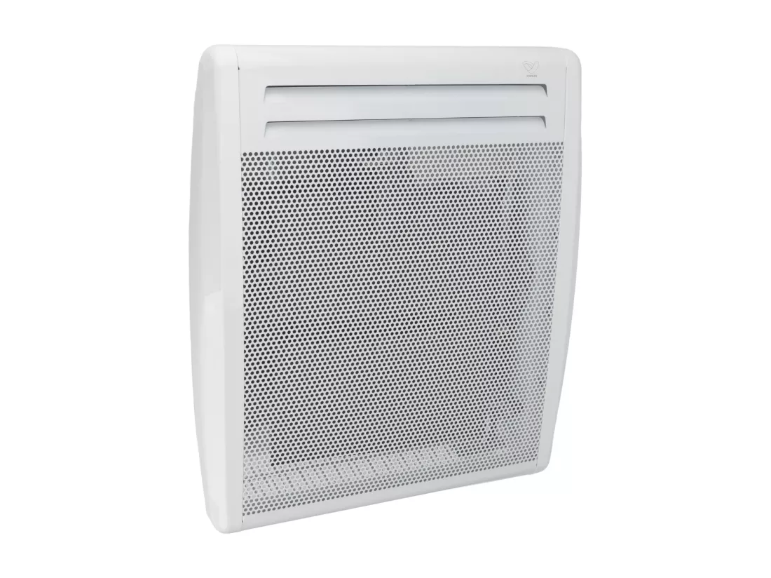Chauffage électrique rayonnant Blanc 500W - thermostat intégré - Voltman