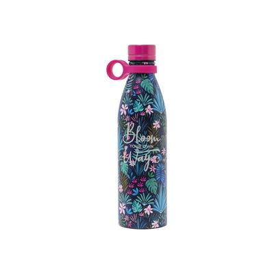 Legami Hot & Cold - Gourde bouteille thermique - 800 ml - fleurs