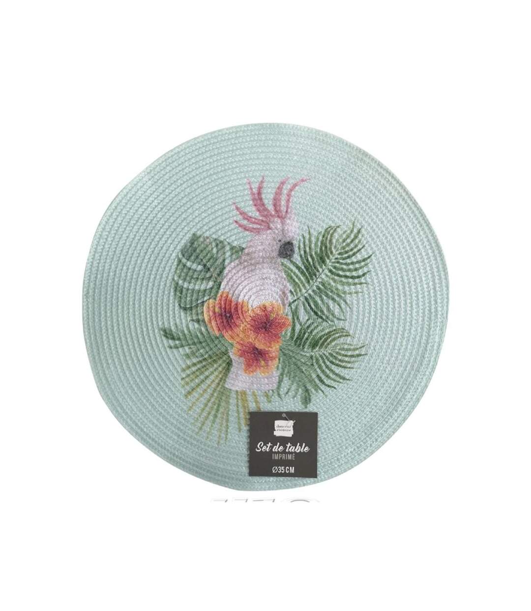 Set de Table Imprimé Alba 35cm Vert