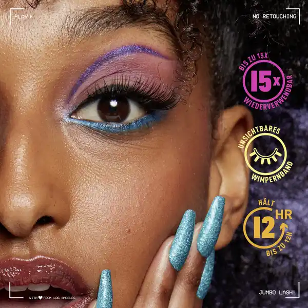Jumbo Lash künstliche Wimpern 1 Fringe Glam