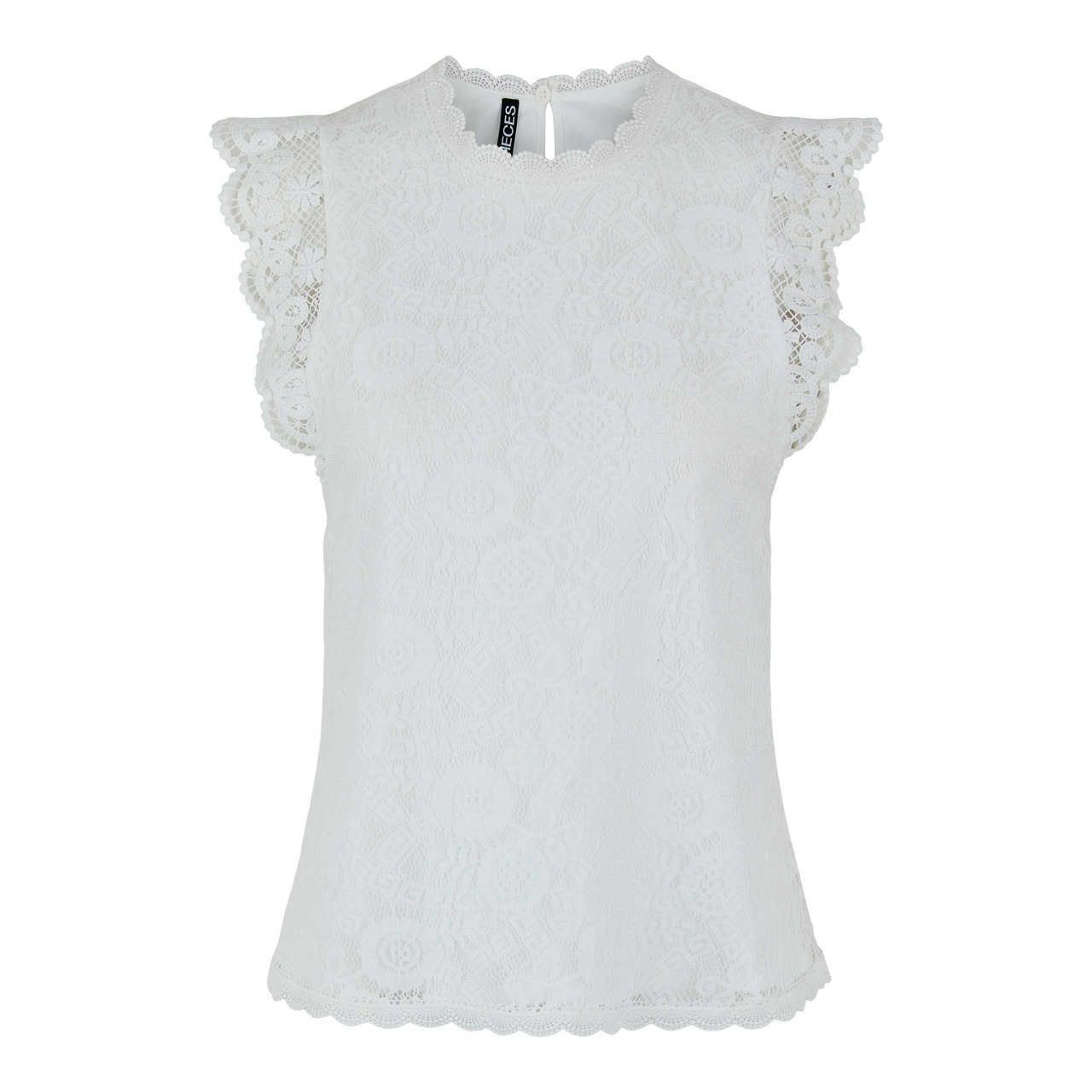 Pieces PCOLLINE SL LACE TOP NOOS BC