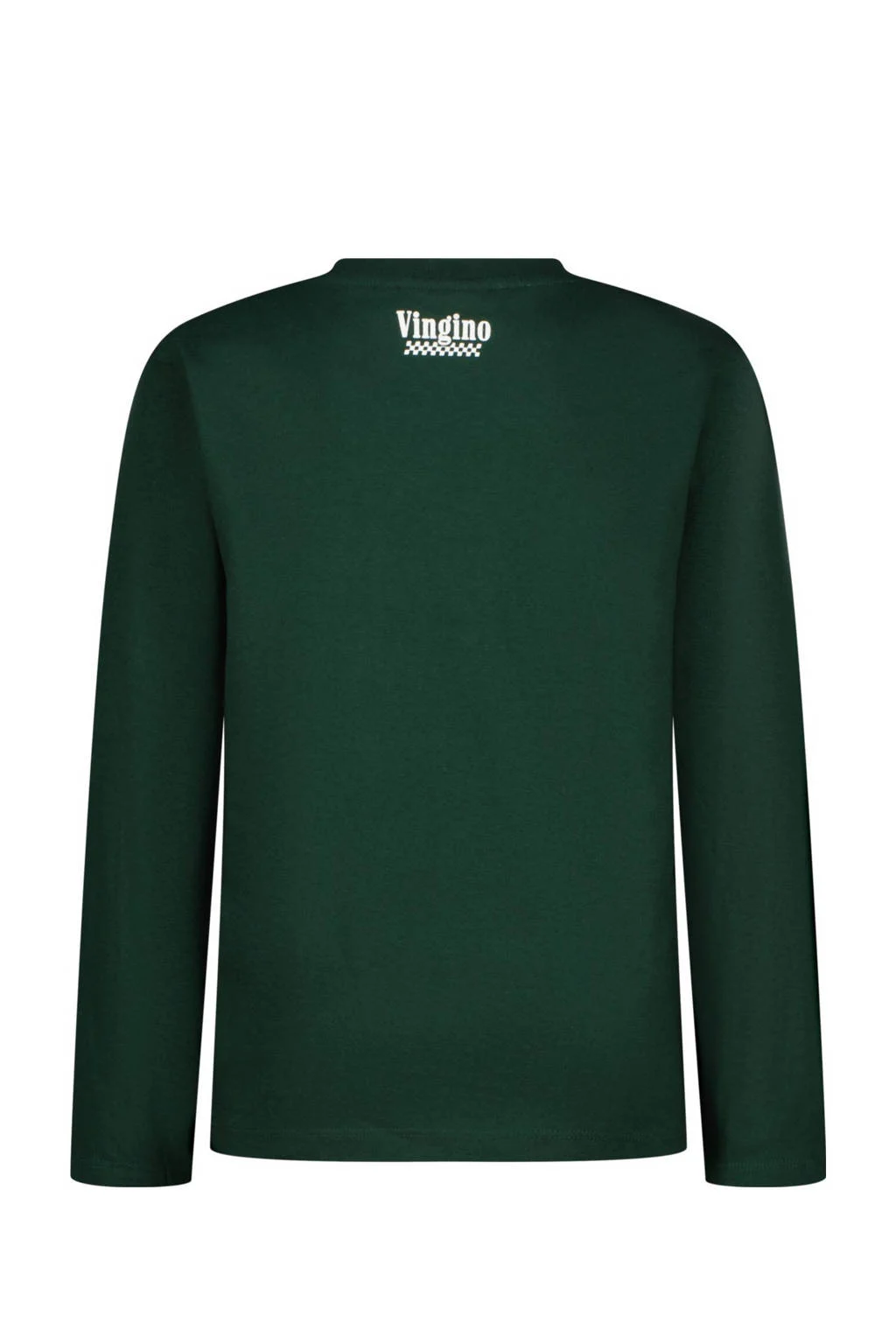 Vingino longsleeve Jacing met logo donkergroen