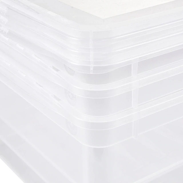 keeeper Aufbewahrungsbox »bea, clearbox mit Air Control-System« 3 x 11 l, stapelbar, 39 x 26,5 x14 cm