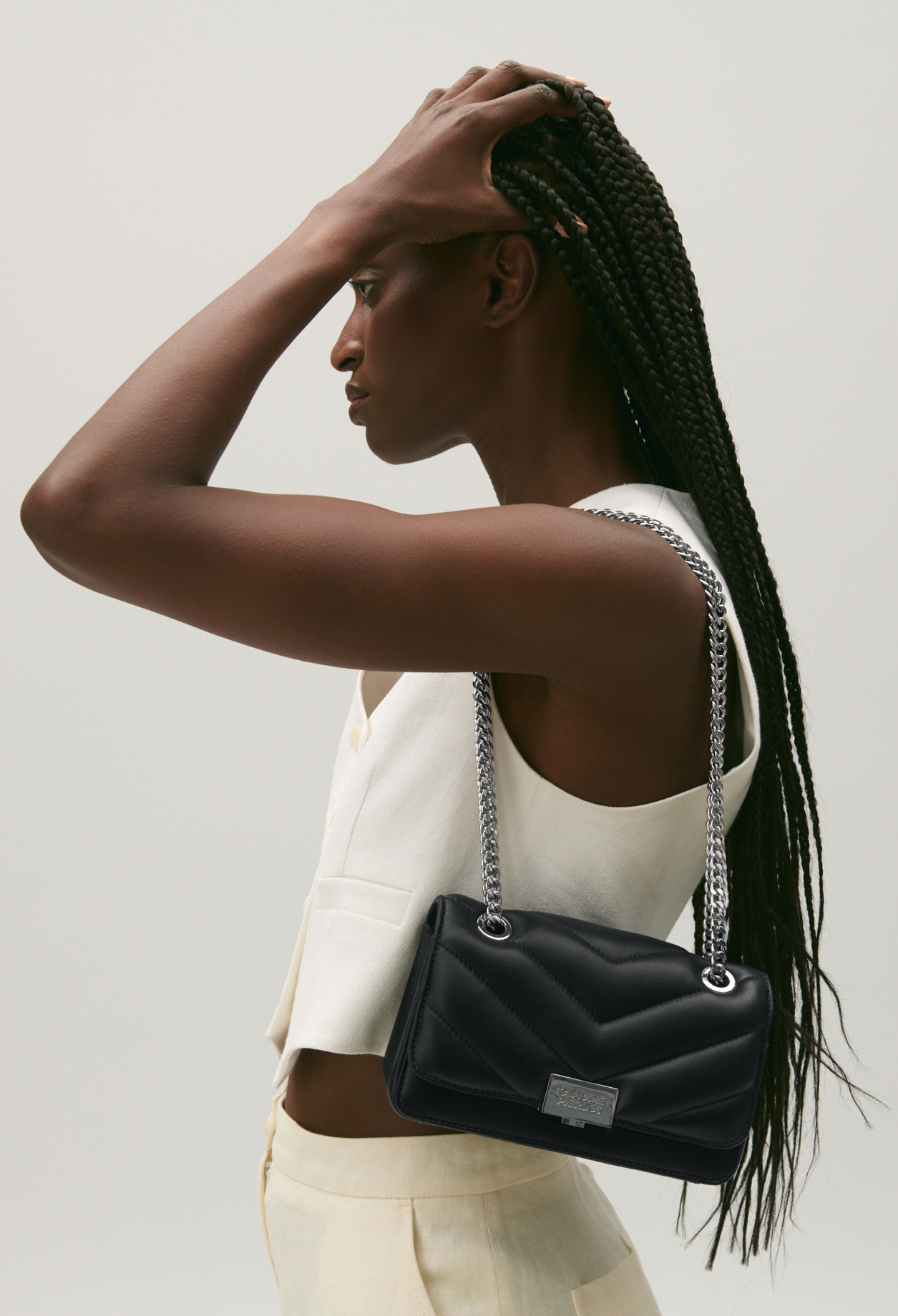 Sac Angelina cuir noir