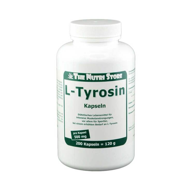L-Tyrosin 500 mg Kapseln, 200 St