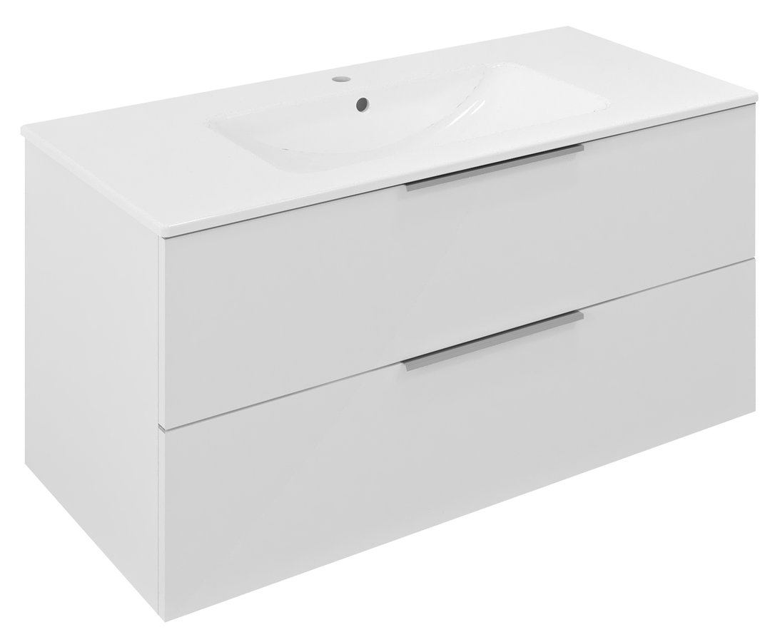 Sapho Cirasa wastafel onderkast 100x46x52cm wit glans