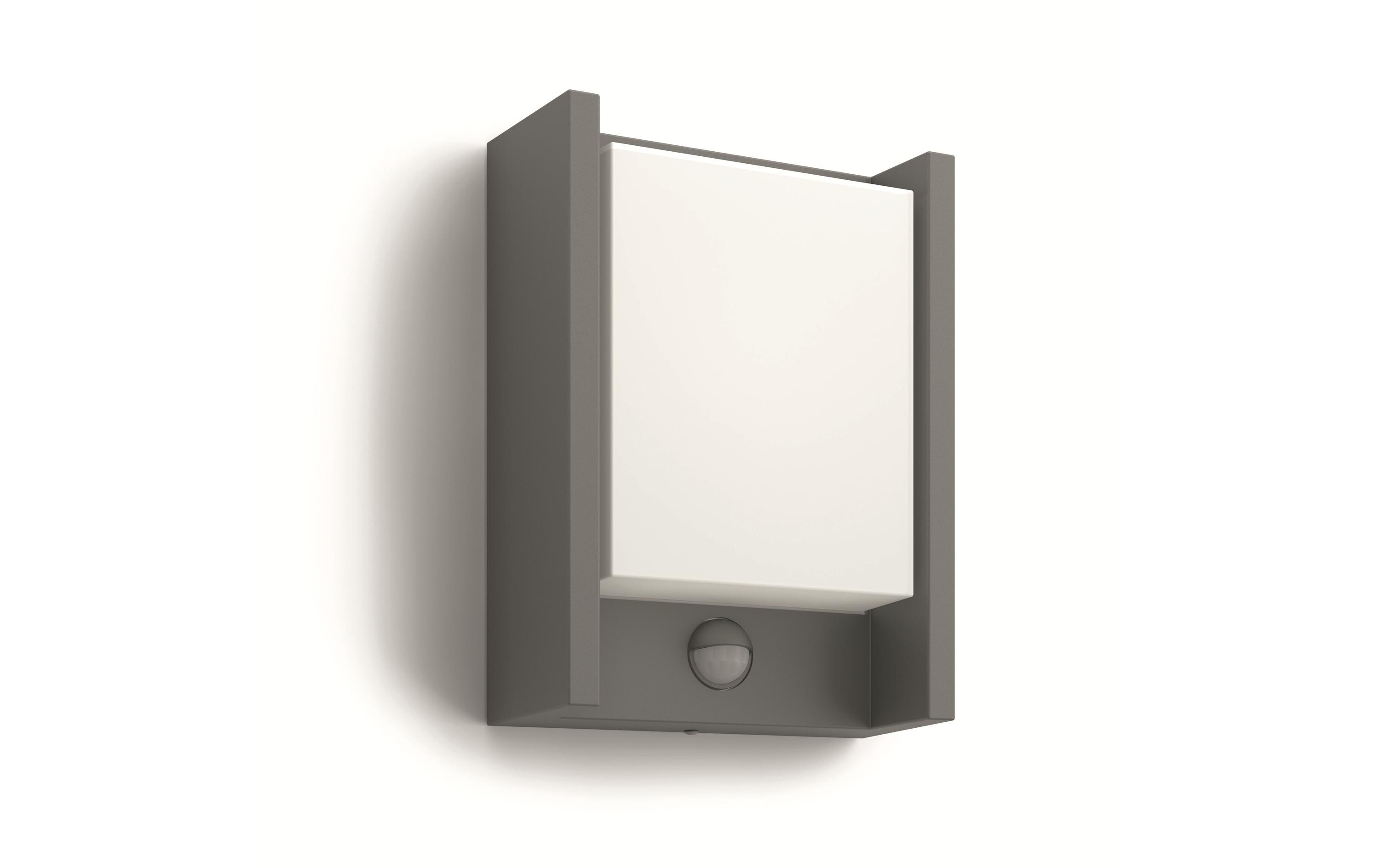 myGarden Wandleuchte Arbour, 600 lm, Anthrazit + SensorWandleuchte für den Aussenbereich, 1x 6 W, LED