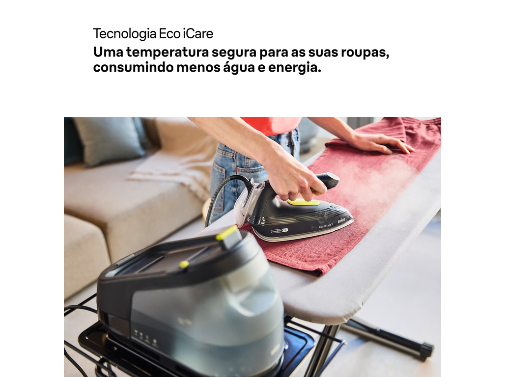 FERRO COM CALDEIRA BRAUN IS3257BK 2400W 1.8 L