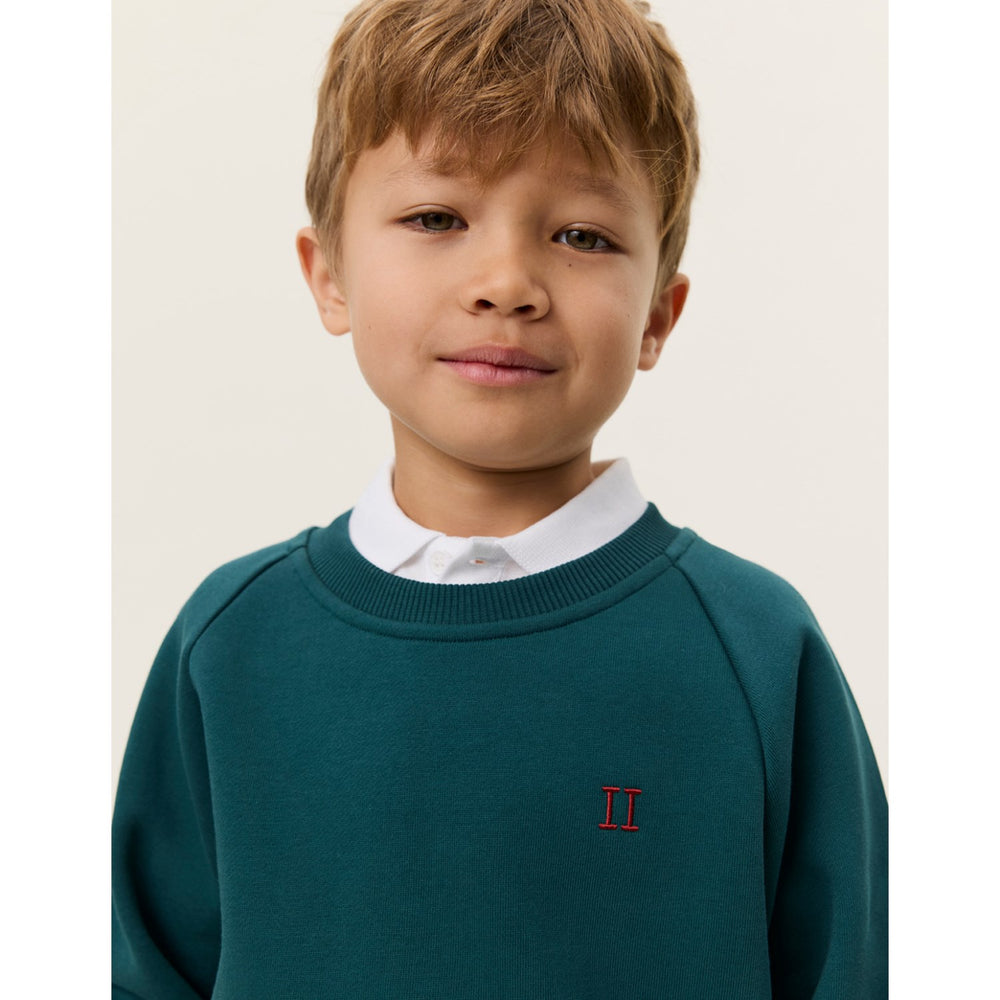 Køb Les Deux Kids Sea Moss Green Norregaard Contrast Sweatshirt