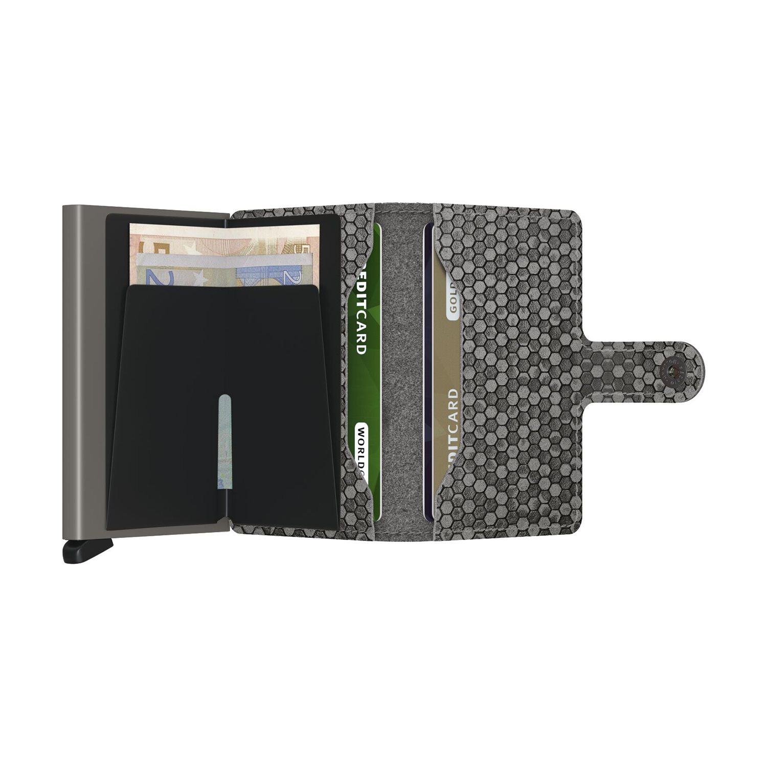 Secrid Miniwallet Hexagon grey