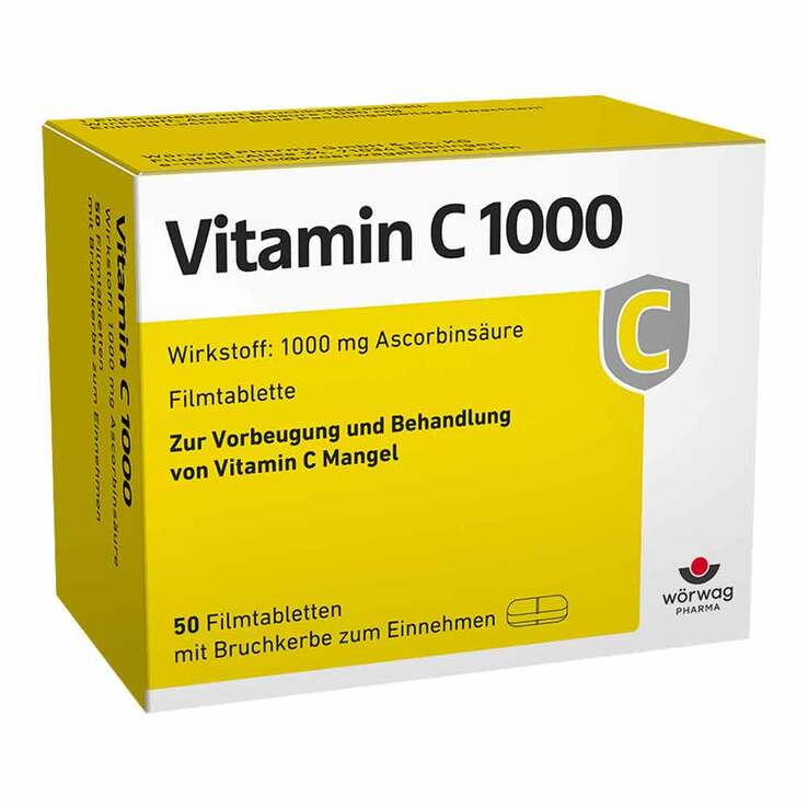 Vitamin C 1000 mg Tabletten, 50 St