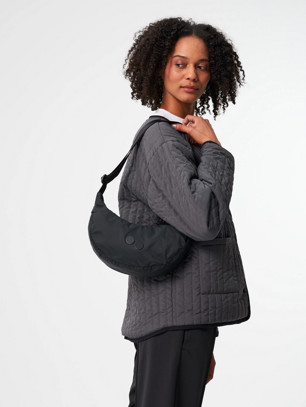 pinqponq Krumm Small Bag pure black