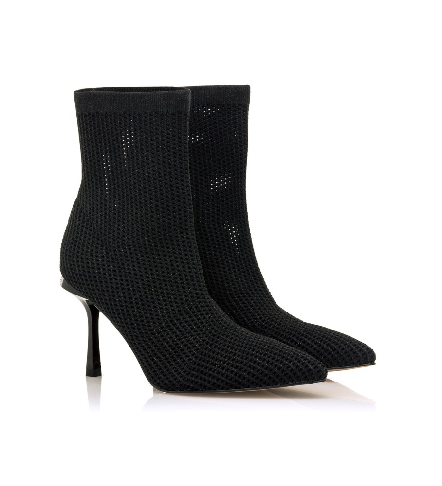 Botas pretas de cano curto Mariamare Biella - Altura do salto: 7 cm -