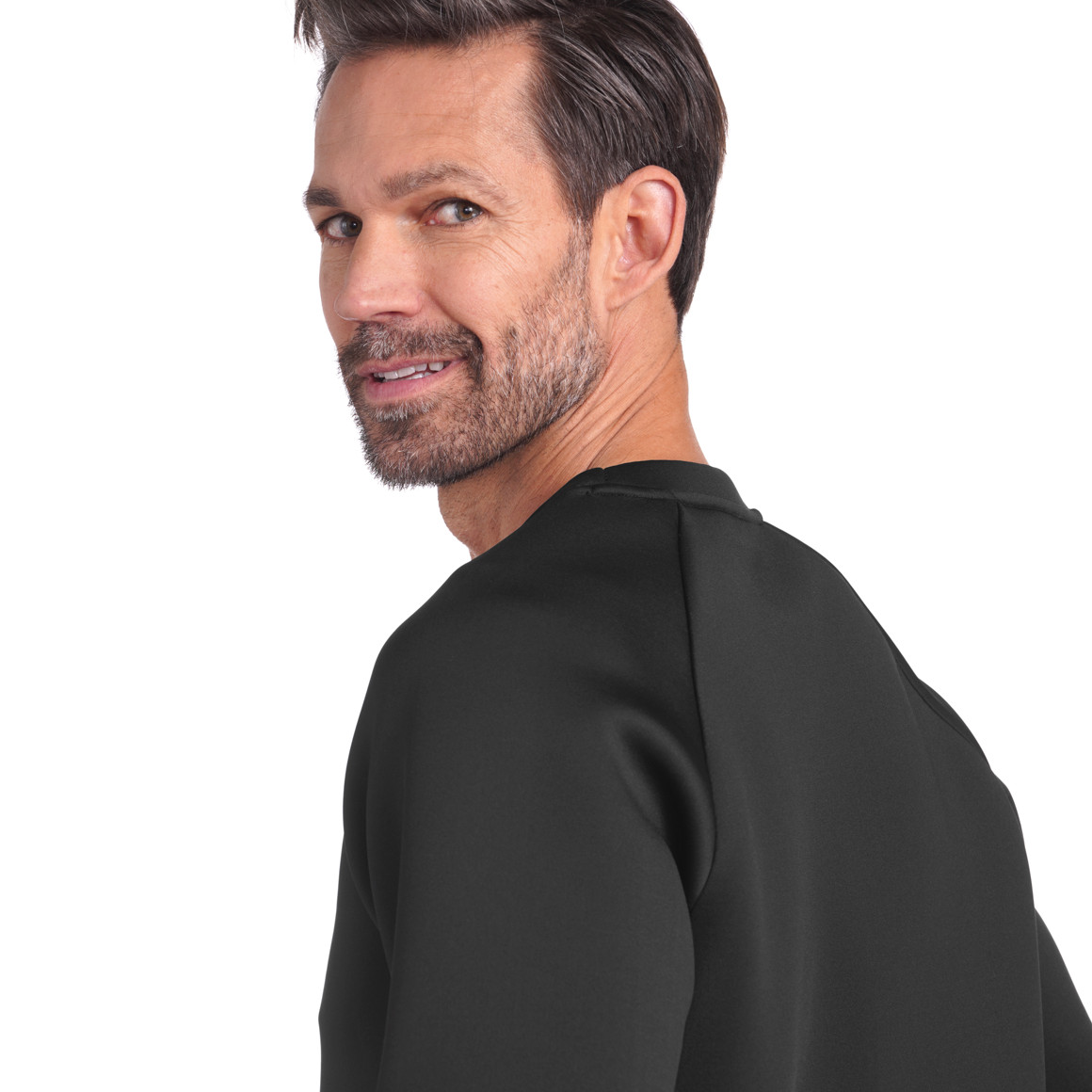 VanVaan Herren Sport-Sweatshirt mit Raglanärmeln schwarz