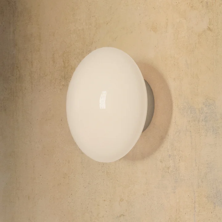&Tradition - Mist AP22 Deckenleuchte / Wandleuchte, Ø 25 cm, matt weiss