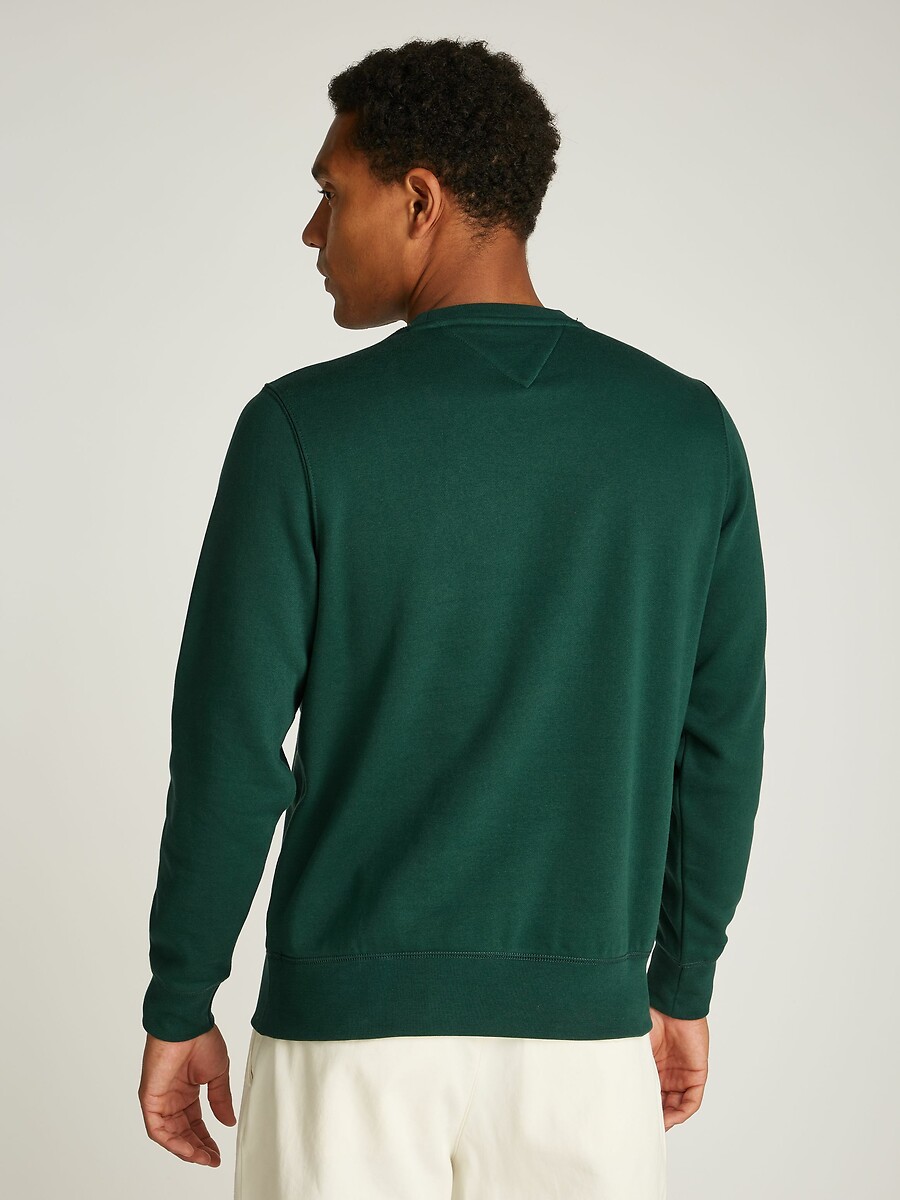 TOMMY HILFIGER<br>Suéter de gola redonda com o logotipo Tommy