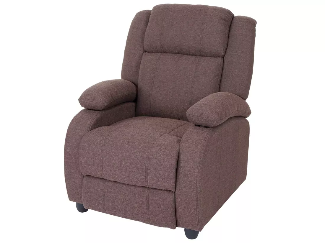 Fauteuil TV Glasgow, couleur d'acajou