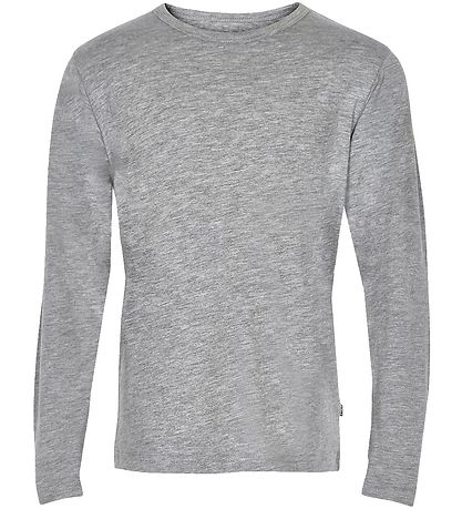 Minymo Bluse - 2-pak - Sort/Gråmeleret