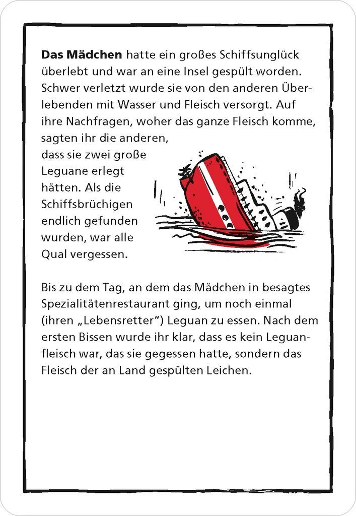 Rätselkarten BLACK STORIES - NO. 1
