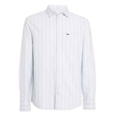 Chemise à manches longues homme Tjm Reg Oxford Stripe TOMMY HILFIGER