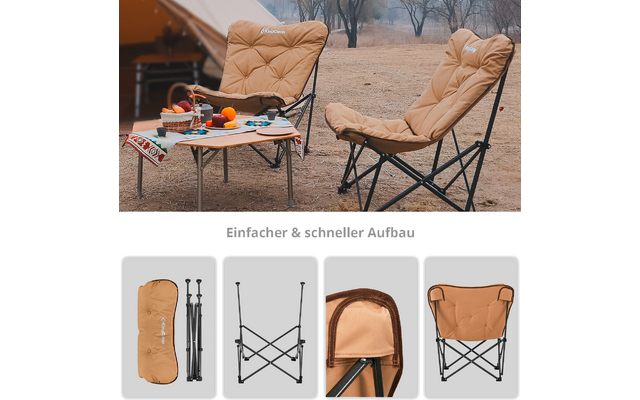 KingCamp Lindon Relax bequemer Lounge Chair