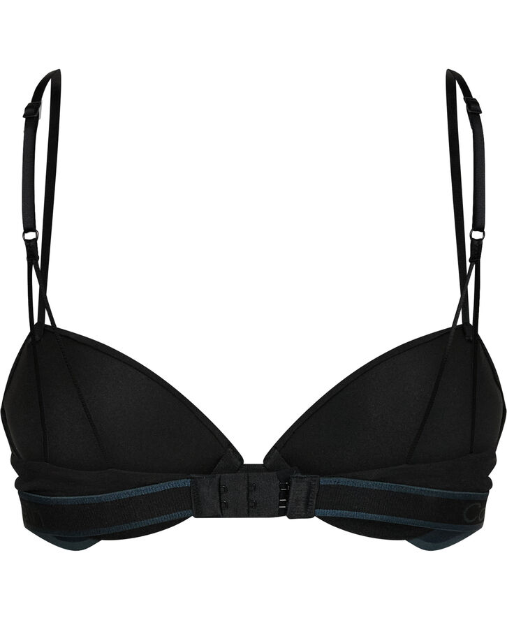 Calvin Klein LIGHTLY LINED DEMI Black w/ ink logo
