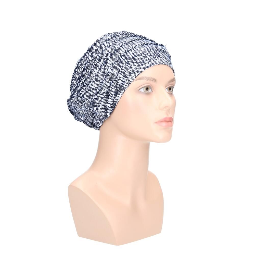 Turban Amira von Turbane - designs by Lofty in Ecru/Blue