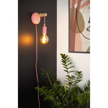Lucide Paulien Wandlamp Kinderkamer roze