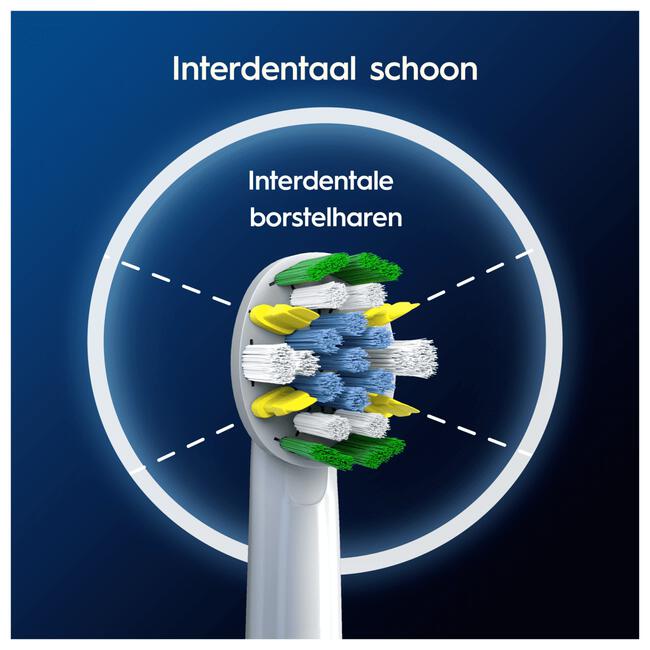 Oral-B Floss Action Opzetborstels Wit 4 Stuks