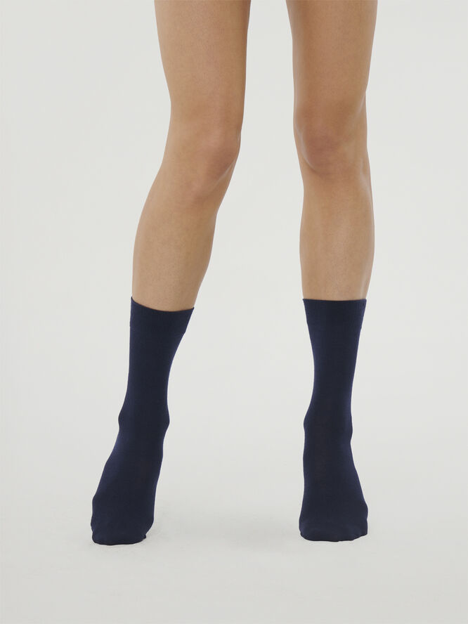 Wolford Cashmere Silk Socks Blå