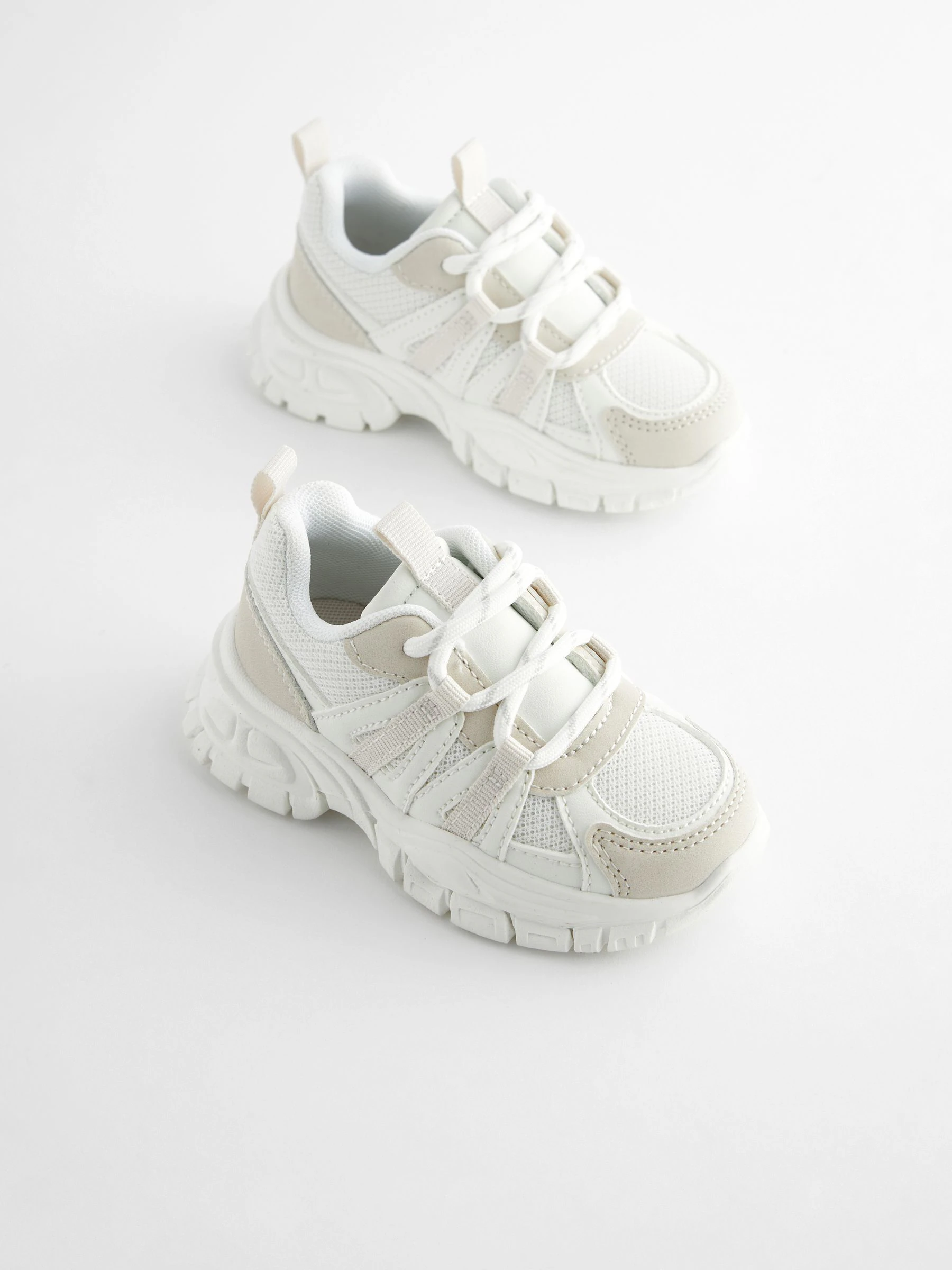 Wit - Sneakers met dikke zool
